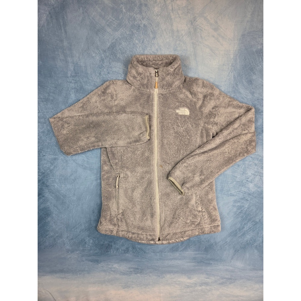 The North Face Osito Women's Fleece Jacket XS Gray Full Zip High Pile Soft